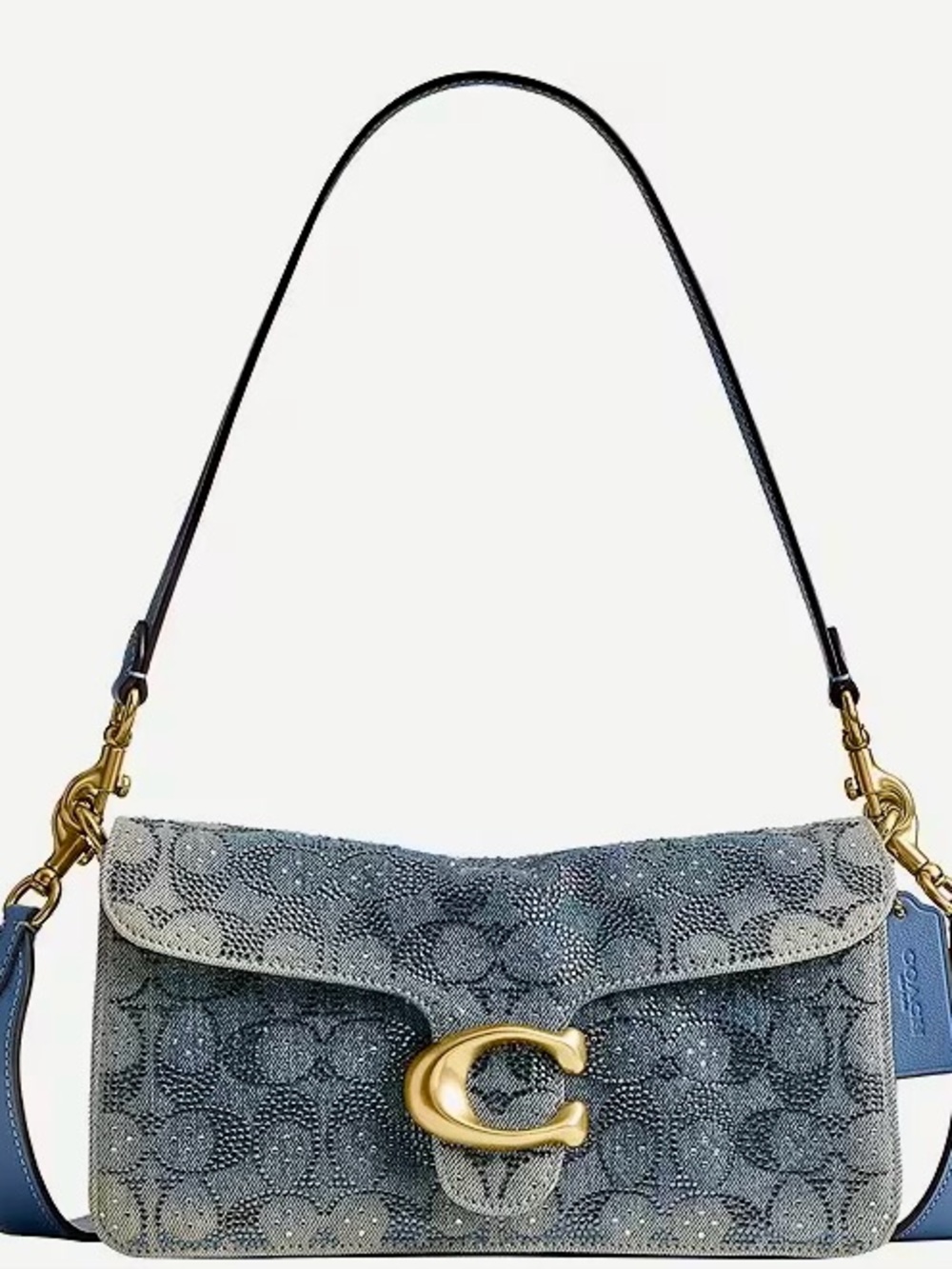 BNWT!!!!  Coach Crystal Signature Denim Tabby 26 Shoulder Bag!! 💙💙💙
